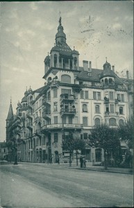 Alte Ansichtskarte Luzern, Gutenberg-Hof, Frankenstraße 7