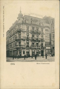 Alte Ansichtskarte Köln, Hotel Continental