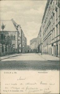 Alte Ansichtskarte Köln, Niedrichstrasse