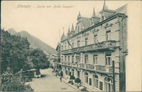 Alte Ansichtskarte Altenahr, Partie mit "Hotel Caspari"