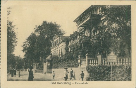 Alte Ansichtskarte Bad Godesberg, Kaiserstraße