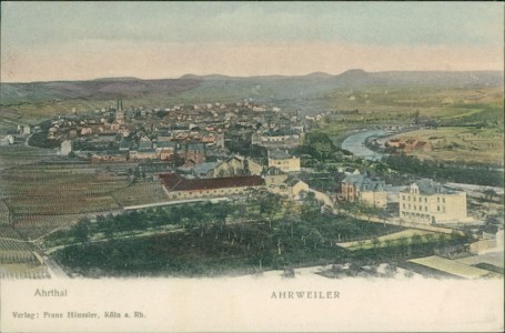 Alte Ansichtskarte Ahrweiler, Gesamtansicht
