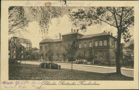 Alte Ansichtskarte Schwelm, Städtisches Krankenhaus