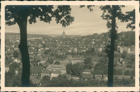 Alte Ansichtskarte Siegen, Blick vom Häusling