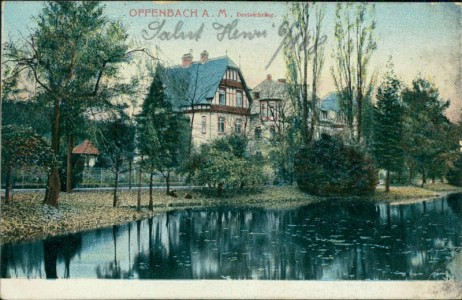 Alte Ansichtskarte Offenbach am Main, Dreieichring