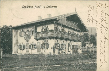 Alte Ansichtskarte Schliersee, Landhaus Adolfi