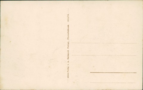 Adressseite der Ansichtskarte Puchheim, Barackenanlagen in Puchheim 1914/15