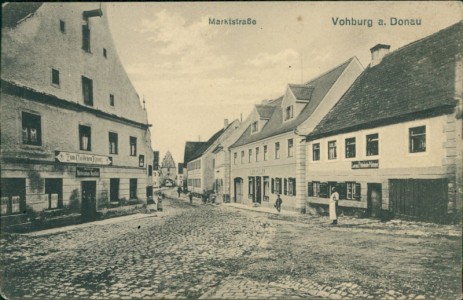 Alte Ansichtskarte Vohburg a. Donau, Marktstraße