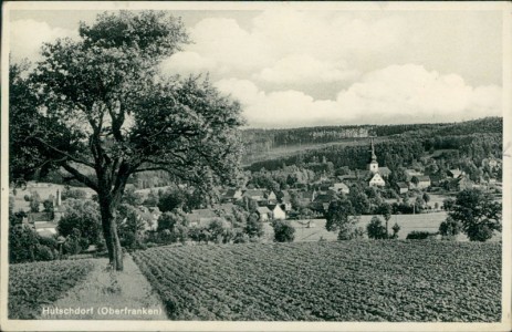 Alte Ansichtskarte Hutschdorf (Oberfranken), Panorama