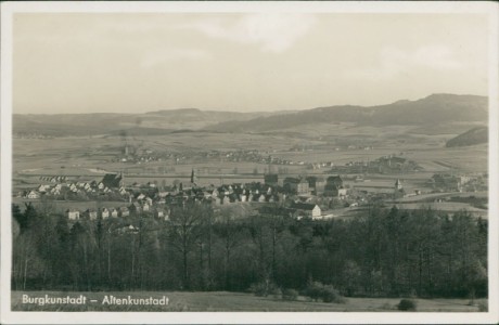 Alte Ansichtskarte Burgkunstadt-Altenkunstadt, Gesamtansicht