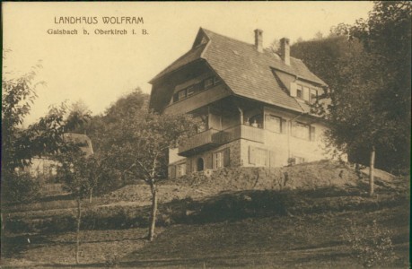 Alte Ansichtskarte Gaisbach b. Oberkirch i. B., Landhaus Wolfram