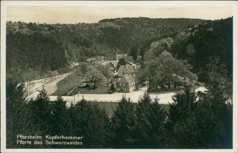 Alte Ansichtskarte Pforzheim, Kupferhammer