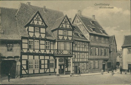 Alte Ansichtskarte Quedlinburg, Klopstockhaus