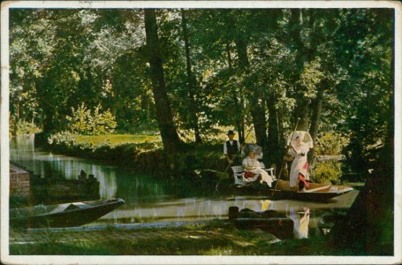 Alte Ansichtskarte Lübbenau/Spreewald, Trachten