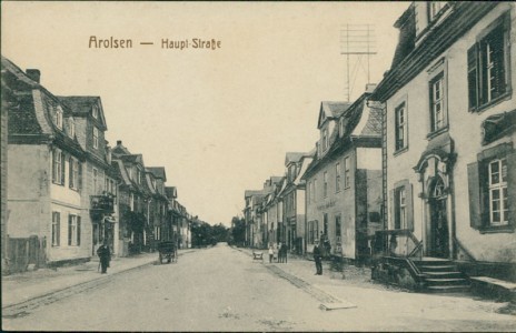 Alte Ansichtskarte Arolsen, Haupt-Straße