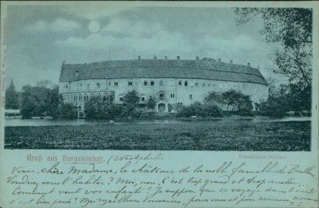 Alte Ansichtskarte Steinfurt-Burgsteinfurt, Fürstliches Schloss