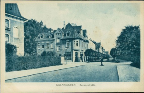 Alte Ansichtskarte Mönchengladbach-Odenkirchen, Kaiserstraße