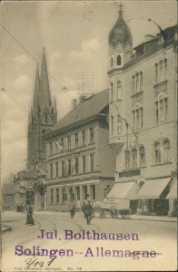 Alte Ansichtskarte Solingen, Mühlenplätzchen