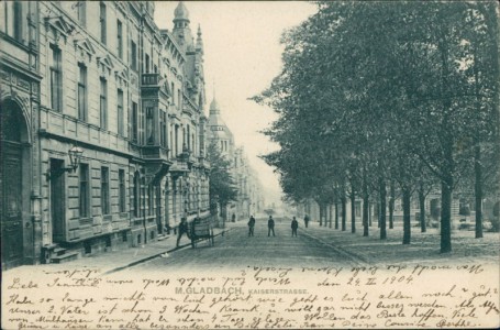 Alte Ansichtskarte Mönchengladbach, Kaiserstrasse