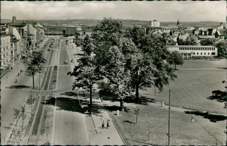 Alte Ansichtskarte Duisburg, Friedrich-Wilhelm-Straße