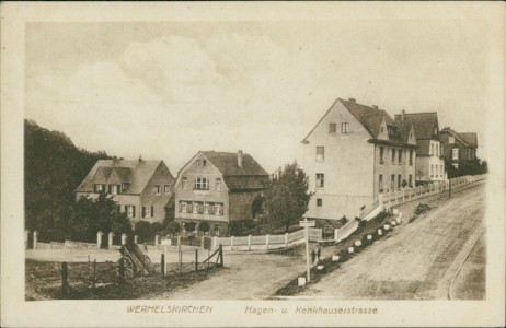 Alte Ansichtskarte Wermelskirchen, Hagen- u. Kenkhauserstrasse