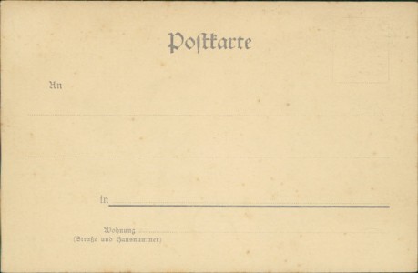 Adressseite der Ansichtskarte Kiel, St. Jürgen-Kapelle, Sophienblatt