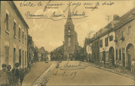 Alte Ansichtskarte Heinsberg-Dremmen, Kirchstraße