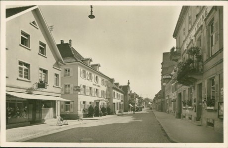 Alte Ansichtskarte Bühl, Hauptstraße