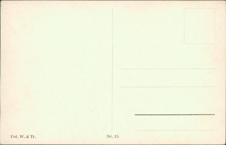 Adressseite der Ansichtskarte Frankfurt a. Main, Flughafen Rhein-Main