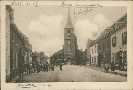 Alte Ansichtskarte Heinsberg-Dremmen, Kirchstraße