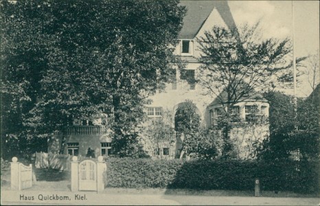 Alte Ansichtskarte Kiel, Haus Quickborn