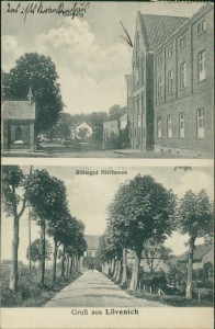 Alte Ansichtskarte Erkelenz-Lövenich, Gasberg, Rittergut Nierhoven