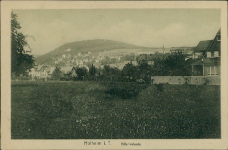 Alte Ansichtskarte Hofheim am Taunus, Villenkolonie