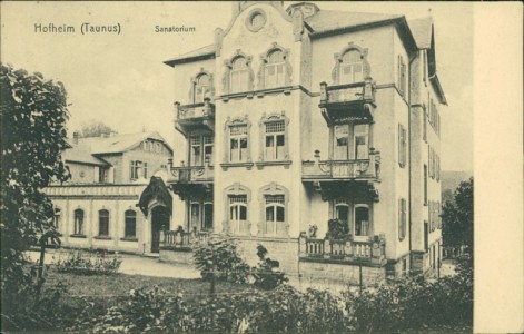 Alte Ansichtskarte Hofheim am Taunus, Sanatorium