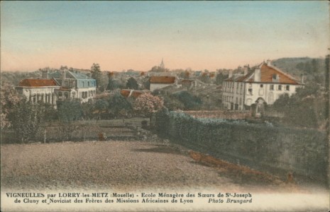 Alte Ansichtskarte Vigneulles par Lorry-lès-Metz, Ecole Ménagère des Soeurs de St-Joseph