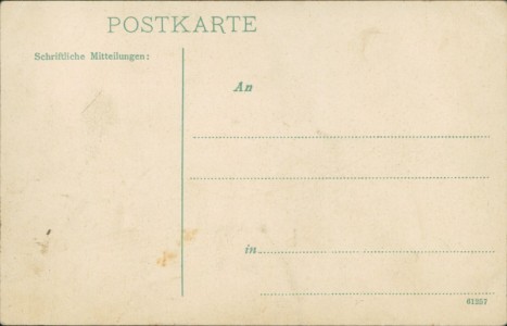 Adressseite der Ansichtskarte Harzgerode-Güntersberge, Gesamtansicht