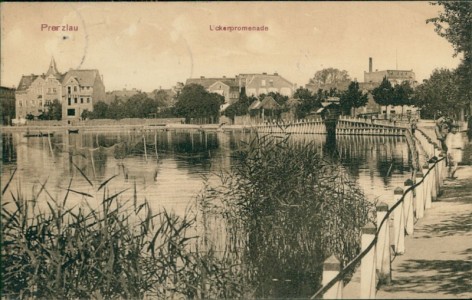 Alte Ansichtskarte Prenzlau, Uckerpromenade