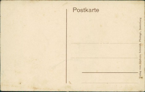 Adressseite der Ansichtskarte Dortmund-Reichsmark, Rittergut Haus Reichsmark bei Hohensyburg