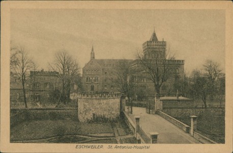 Alte Ansichtskarte Eschweiler, St. Antonius-Hospital