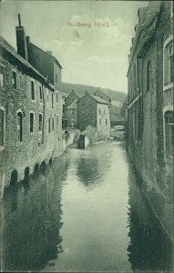 Alte Ansichtskarte Stolberg (Rhld.), Teilansicht