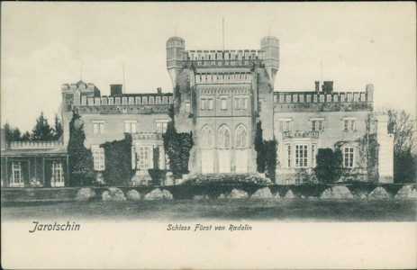 Alte Ansichtskarte Jarotschin / Jarocin, Schloss Fürst von Radolin