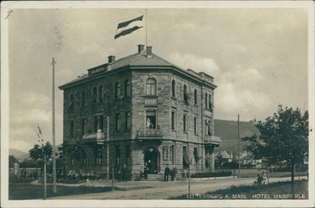 Alte Ansichtskarte Miltenberg a. Main, Hotel Mainperle