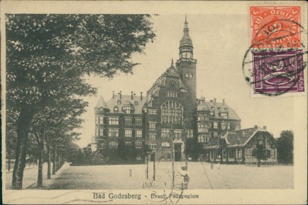 Alte Ansichtskarte Bad Godesberg, Evang. Pädagogium