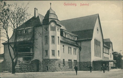 Alte Ansichtskarte Bad Godesberg, Bahnhof