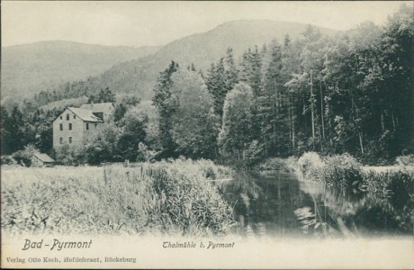 Alte Ansichtskarte Bad Pyrmont, Thalmühle