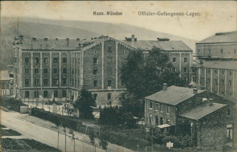 Alte Ansichtskarte Hann. Münden, Offizier-Gefangenen-Lager