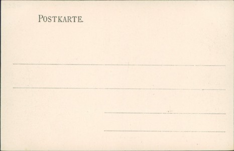 Adressseite der Ansichtskarte Bad Pyrmont, Thalmühle