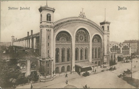 Alte Ansichtskarte Berlin, Stettiner Bahnhof