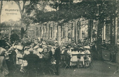 Alte Ansichtskarte Magdeburg, Herrenkrug