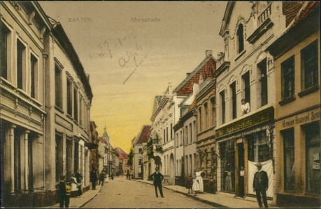 Alte Ansichtskarte Xanten, Marsstraße